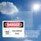 Signmission Chlorine Gas Danger Sign, Plastic, 10in W x 7in L, 2PK OS-2PACK-DS-P-710-L-1066 - alternate 4